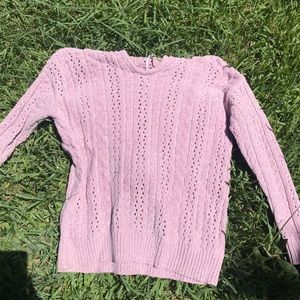 Pink knit Hoodie💕